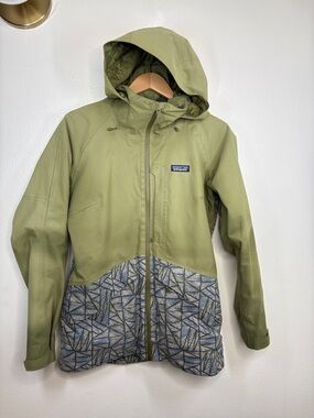 Patagonia Green Snowbelle Insulated Recco Jacket Women Size S BLEMISH